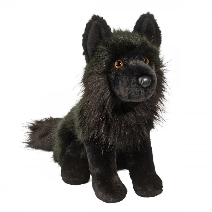 Loup noir en peluche Vilkas